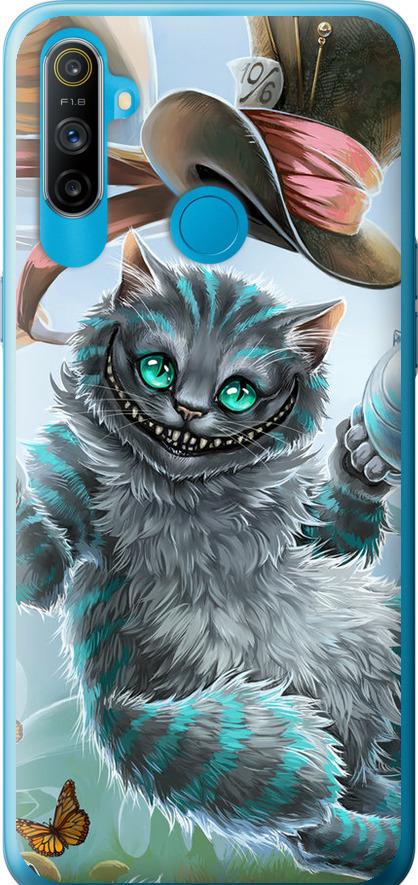 Чехол на Realme C3 Чеширский кот 2 (3993t-1889-42517)