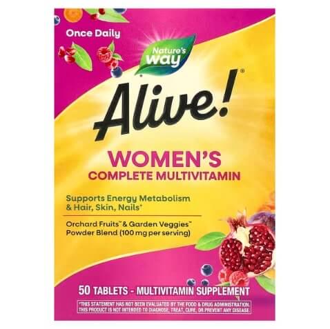 Витамины для женщин Nature's Way Alive! Women's Complete Multivitamin 50 tab (NWY-13663)
