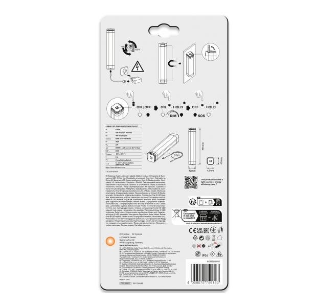 Світильник з акумулятором Ledvance Linear Tasklight 400 Лм 6500К Білий (4058075759183) - фото 5