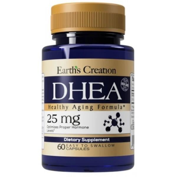 Бустер тестостерону Earth‘s Creation​​​​​​​ DHEA 25 mg 60 капс. (00000038131)
