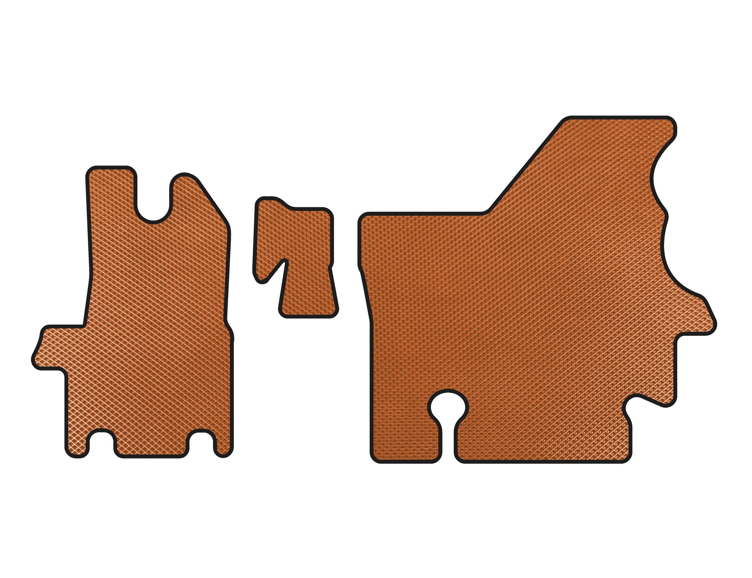 Коврики EVA Digital Designs для Renault Master 1998-2010 гг. Оранжевый (144909)