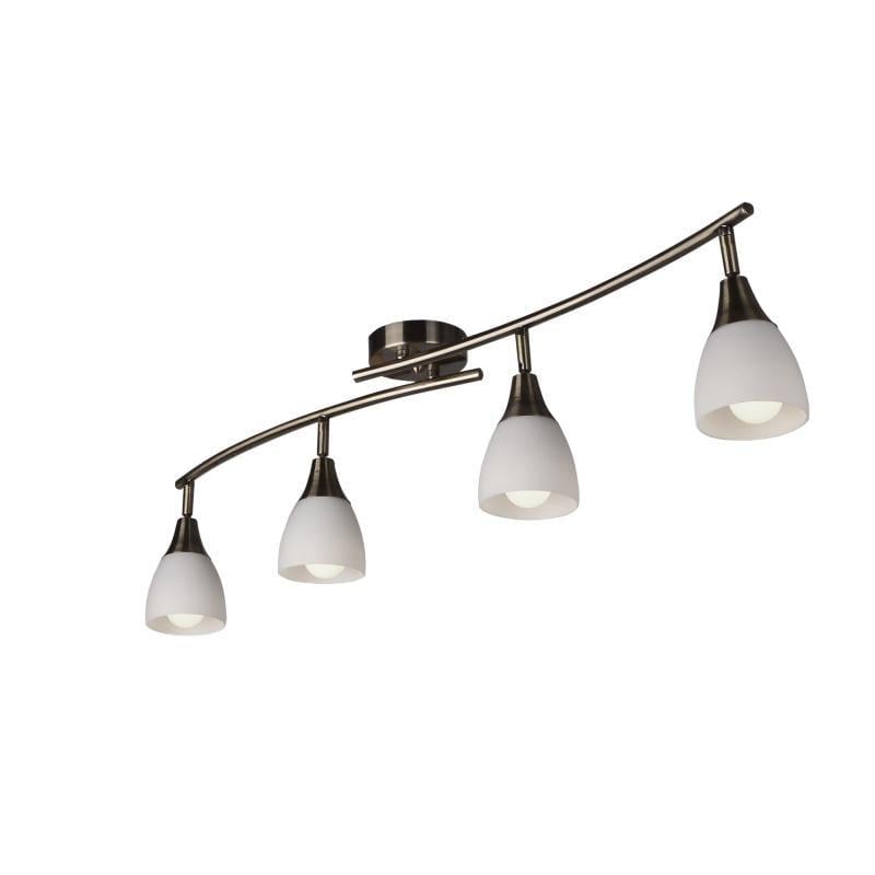 Светильник настенно-потолочный поворотный накладной HTL-138/4 E14 AB/SN (L5-251)