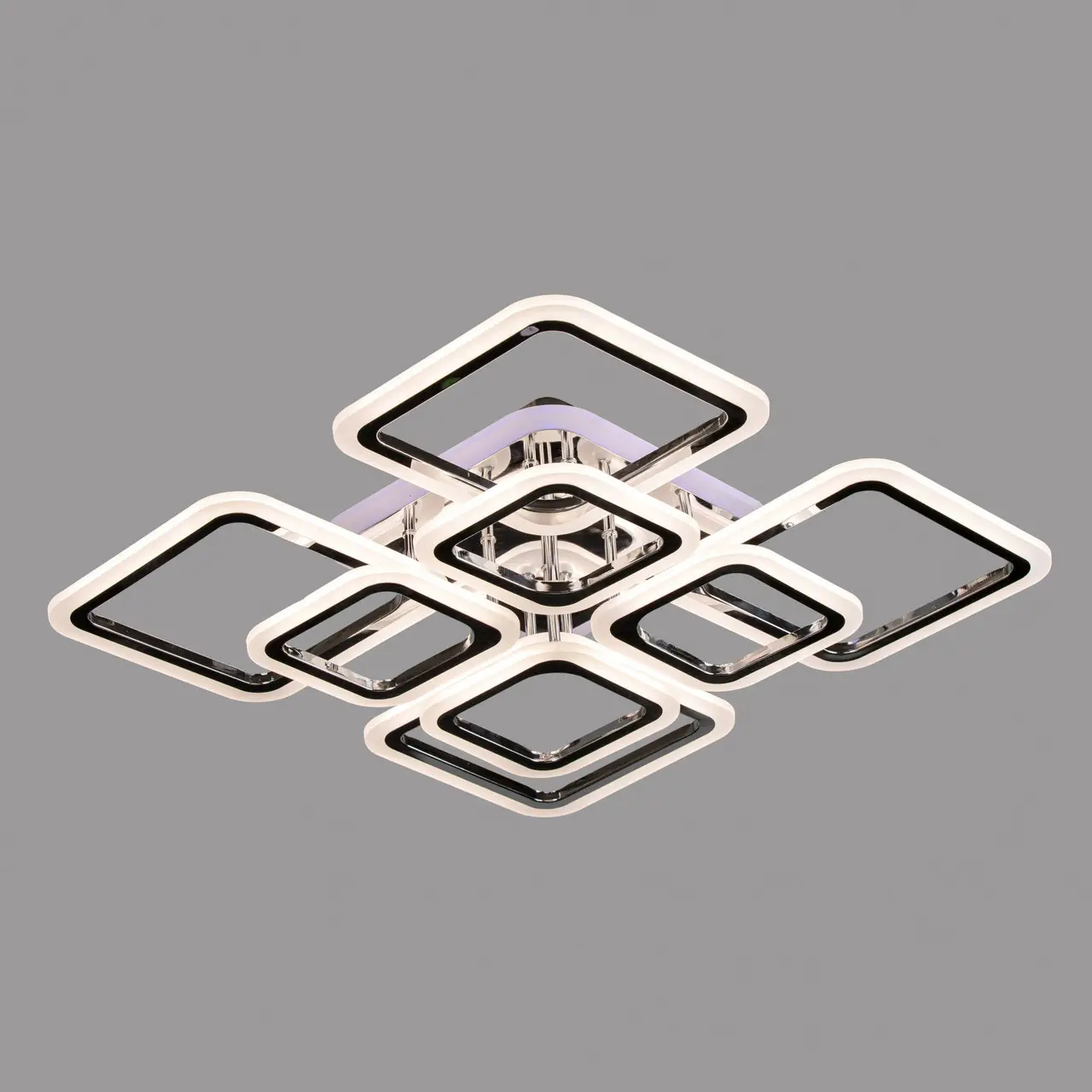 Люстра светодиодная Svet SL-5342/4+4C CR+RGB DIMMER 144W с пультом Хром Люстра светодиодная Svet SL-5342/4+4C CR+RGB DIMMER 144W с пультом Хром