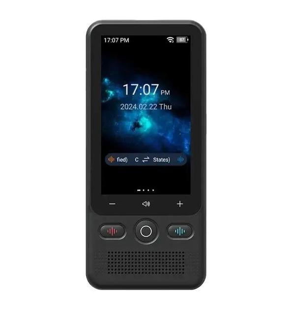 Электронный переводчик голосовой Translator AI T18 с быстрым переводом 138 языков Wi-Fi Bluetooth