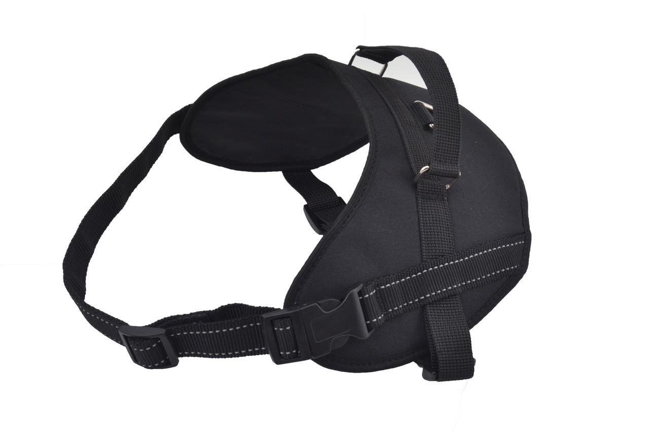 Шлейка жилет для собак Вояж №2 Черный