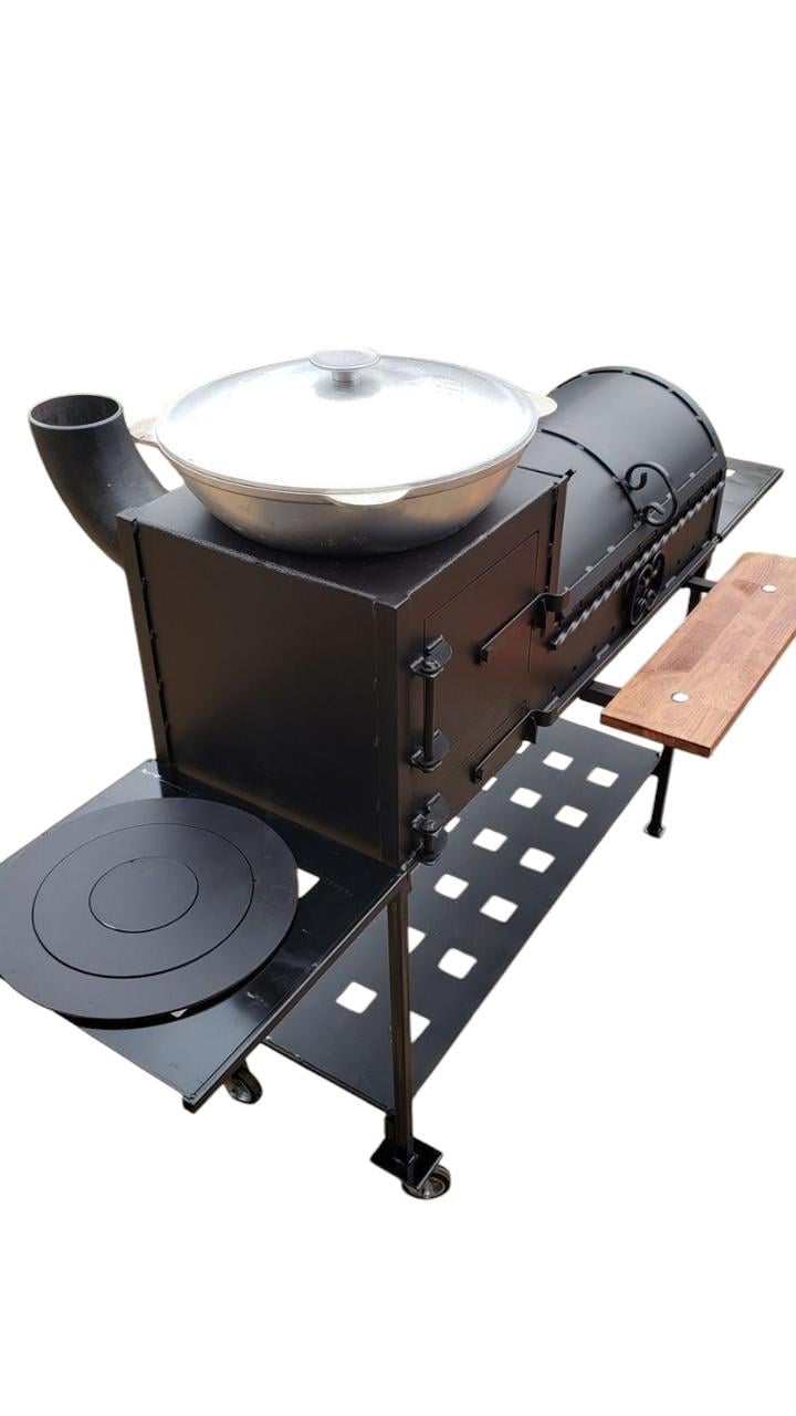 Мангал с буржуйкой сталь 4 мм (1839389039) - фото 5