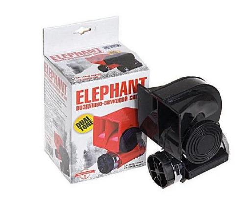 Сигнал воздушный Еlephant CA-10410 12V Черный (9159)
