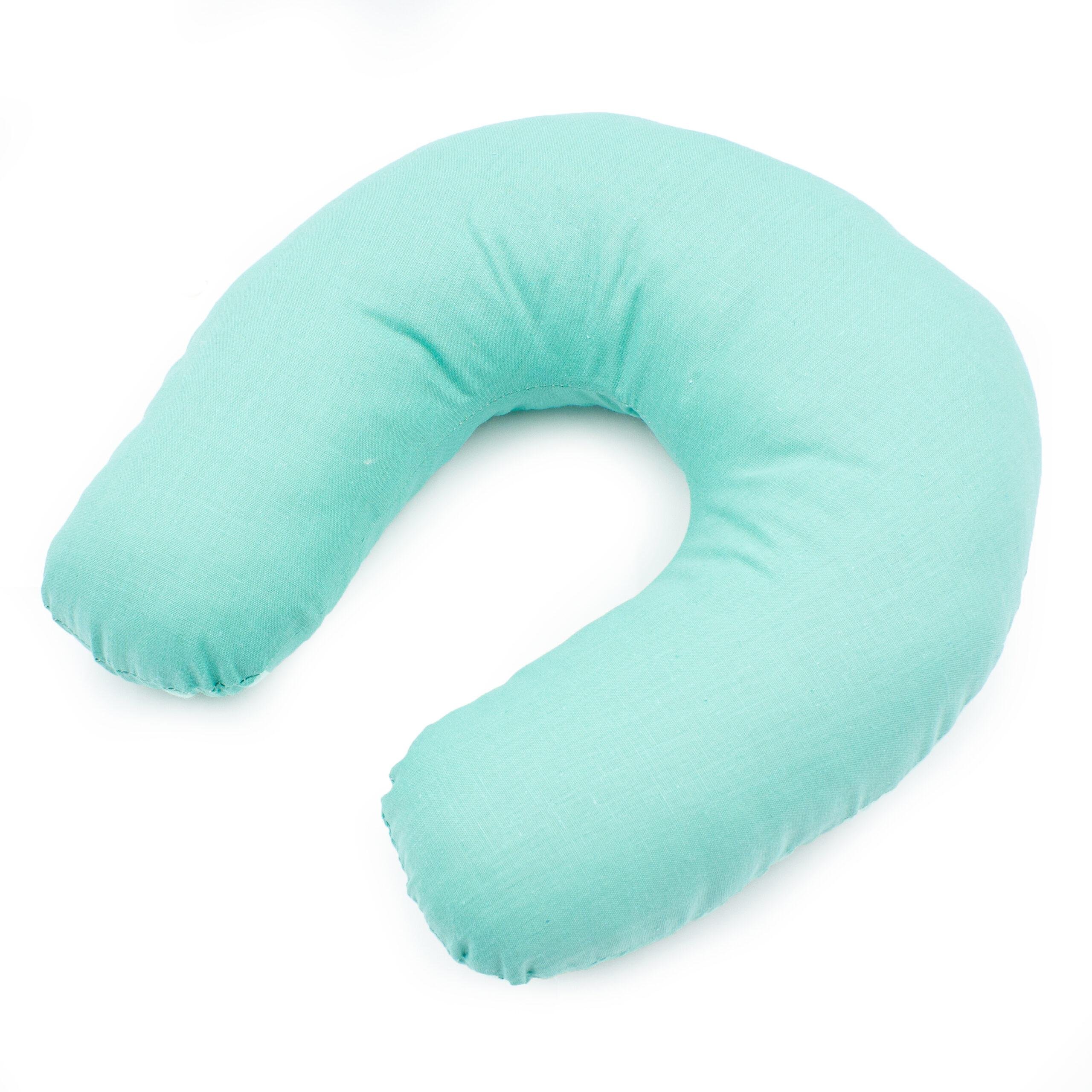 Подушка для путешествий MirSon №8789 Naturale Line 11-2208 полистирол 30х35х10 см Mint (2200006348740)