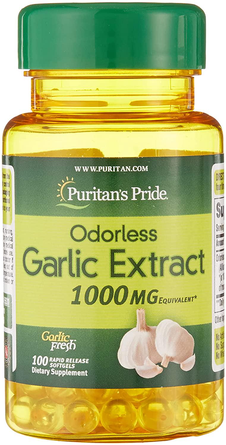 Чеснок без запаха Puritan's 1000 мг 100 капсул (00000029936)