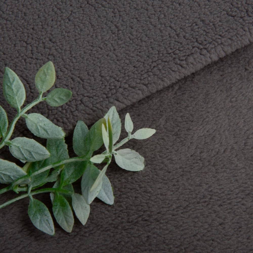 Ткань флис премиум Тедди 360 г/м2 140 см Серый (26624) - фото 4