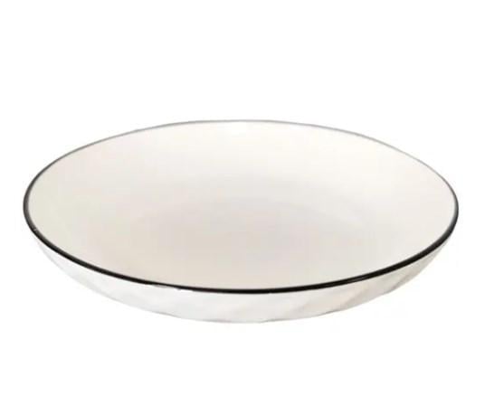 Тарелка глубокая Limited Edition Romb d 20,5 см фарфор (YF7006)