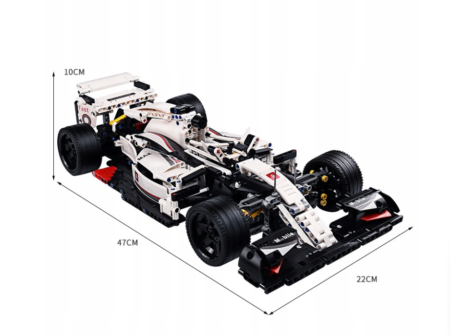 Конструктор детский Mould King TECHNIC Машина гоночная для мальчика Formula 1 1235 дет. (22773735) - фото 4 Конструктор детский Mould King TECHNIC Машина гоночная для мальчика Formula 1 1235 дет. (22773735) - фото 4