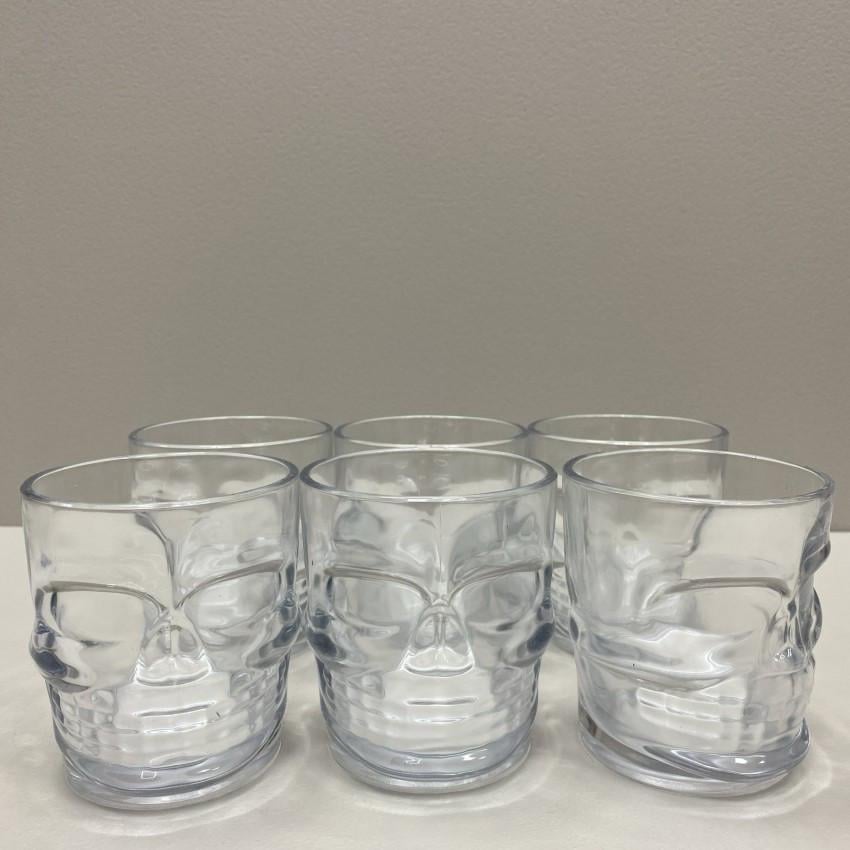 Набір склянок Stenson R29803 Череп 300 мл 6 шт. (2115989711) - фото 2