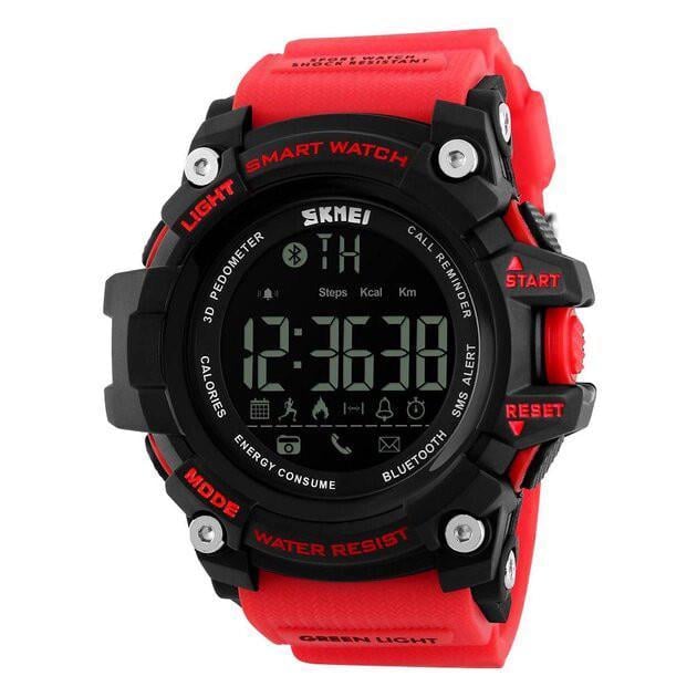 Смарт часы наручные мужские Skmei 1227 Red (12374)