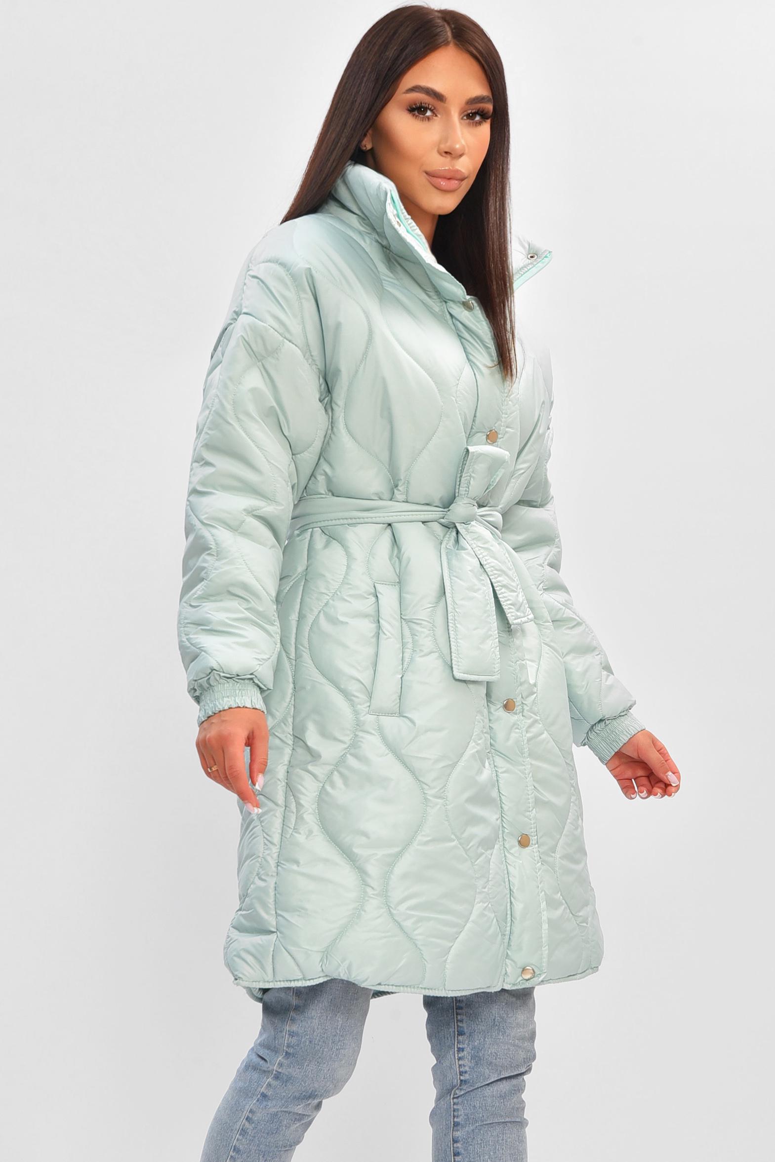 Куртка жіноча демісезонна M-L Зелений (205476) - фото 2