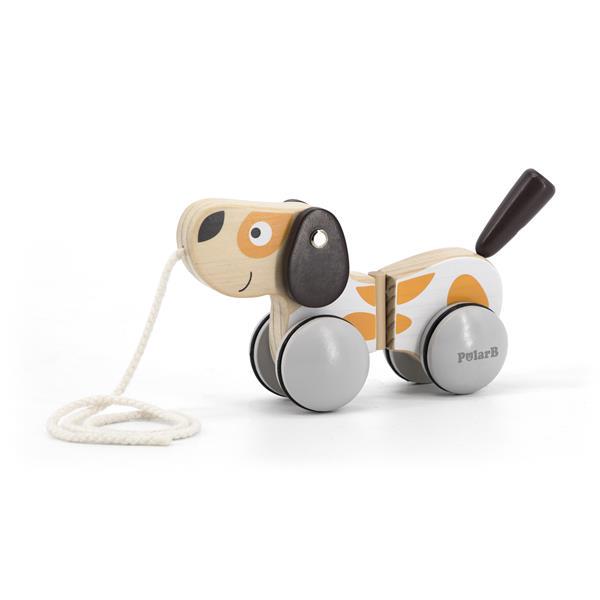 Деревянная каталка Viga Toys PolarB Собачка (44043)