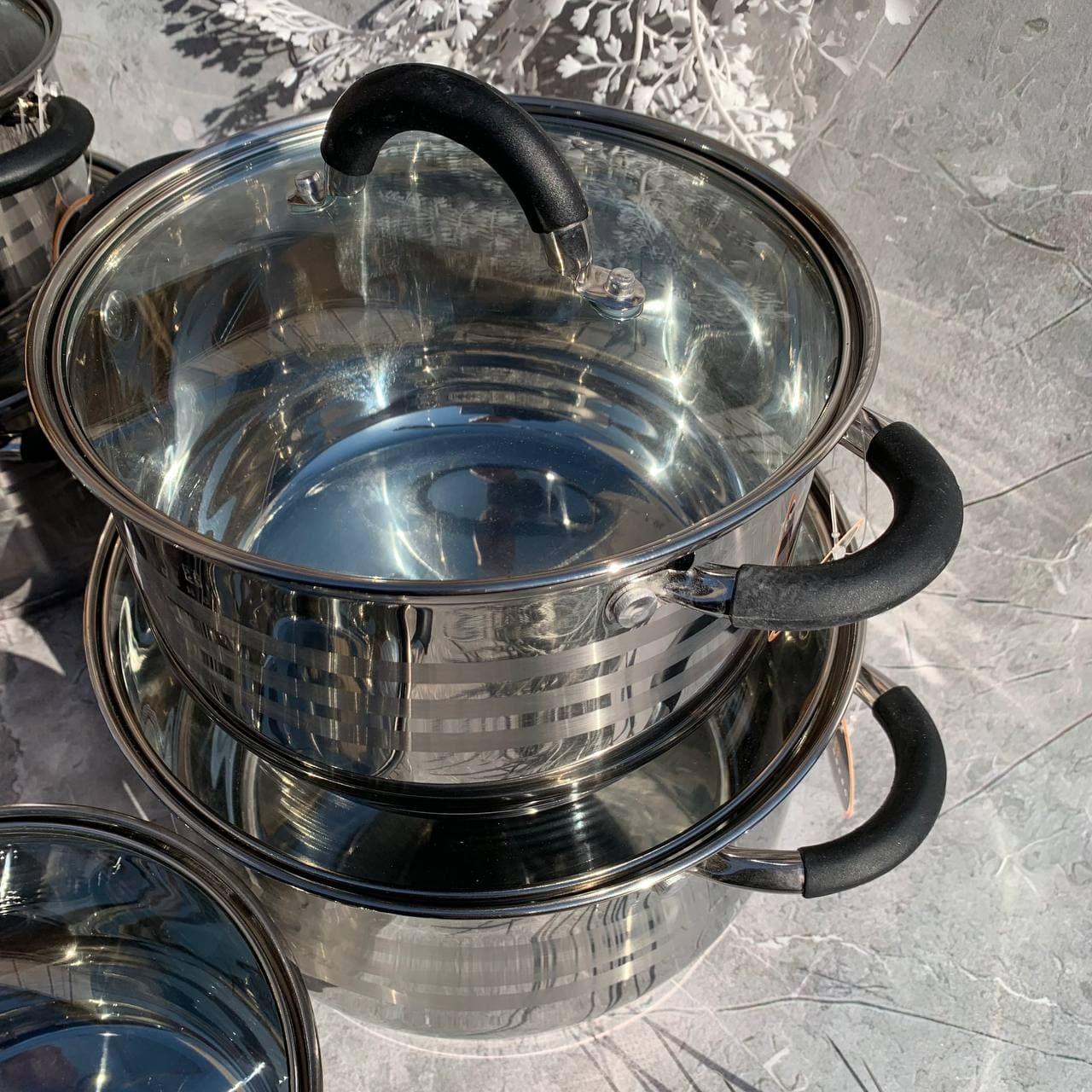 Набір каструль Edenberg EB-2414 12 пр. - фото 9