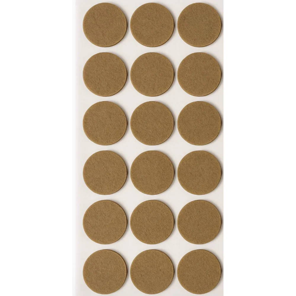 Накладка для меблів самоклеюча Weiss d 35 мм 18 шт. Бежевий (AF0964)