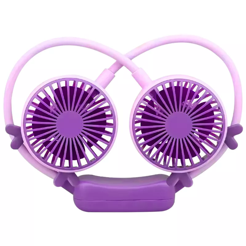 Вентилятор нашийний Hanger Fun USB акумуляторний 500 mAh Рожевий (52ea2449)