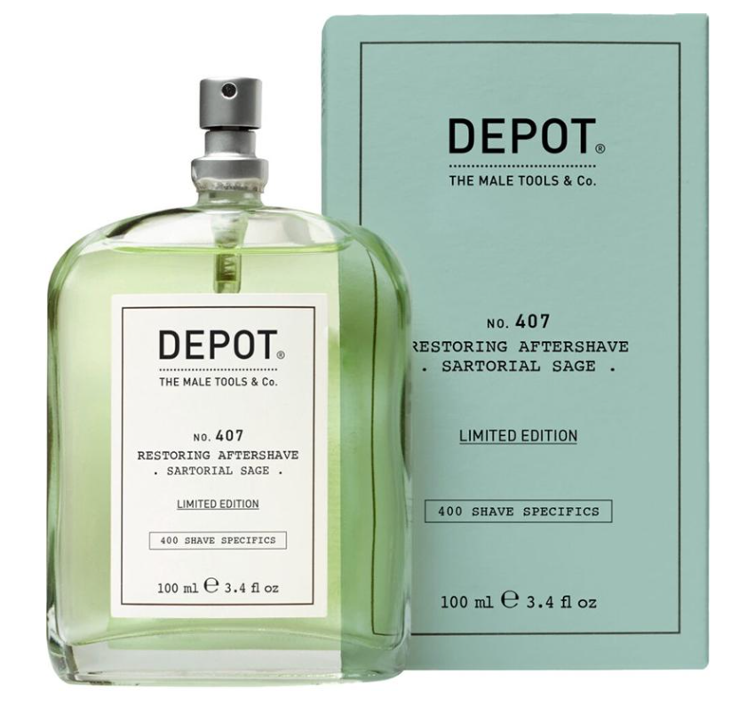 Лосьон после бритья Depot №408 After Shave Balm Enchanting Sage с аллантоином бисабололом и провитамином B5 100 мл (55113)