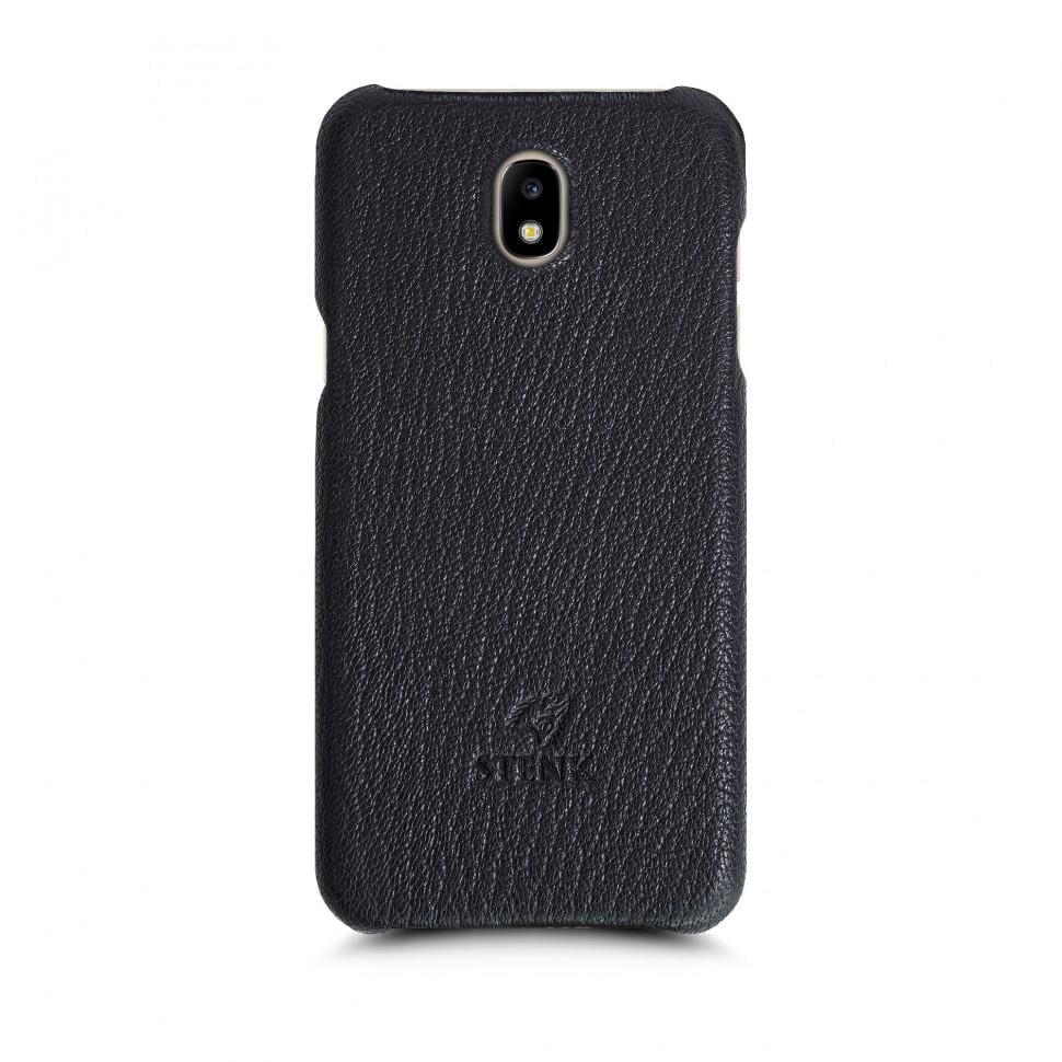 Кожаная накладка Stenk Cover для Samsung Galaxy J5 (2017) Черный (69428)