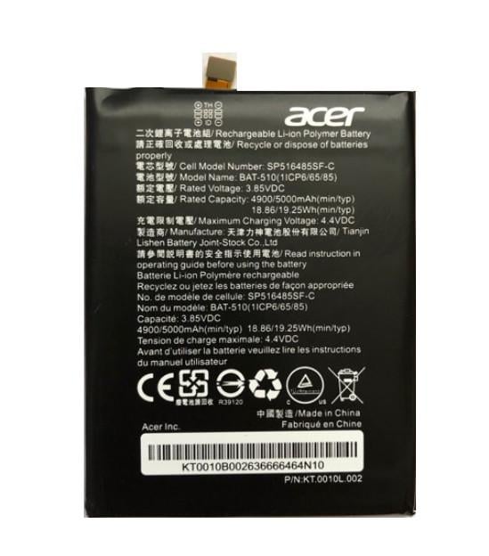 Acer BAT-510 SP516485SF-C Acer Liquid Metal MT S120