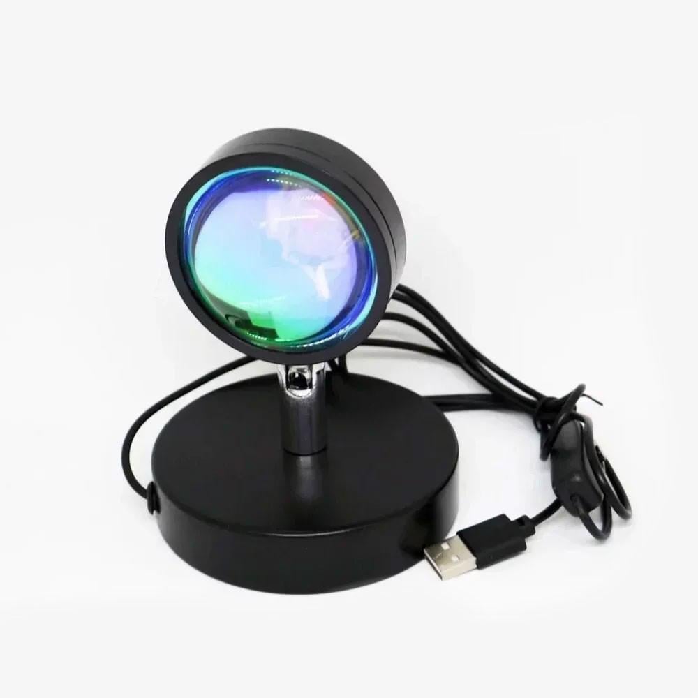 Лампа проекционная LED Sunset Lamp с эффектом солнечного света 16 см. (34629773)