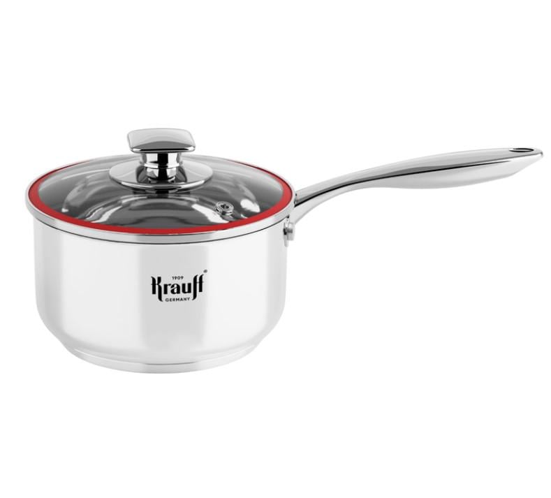 Ківш Krauff Prime Chef зі скляною кришкою 16 см 2 л