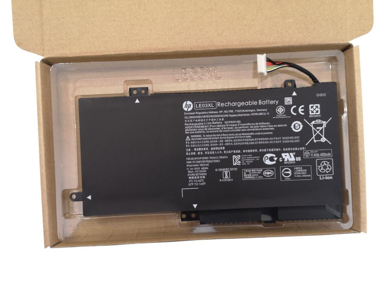 Акумулятор для HP Envy X360 M6-W010DX/M6-W101DX/M6-W102DX/M6-W103DX/LE03XL 4050 mAh 48Wh Servise (22873821)