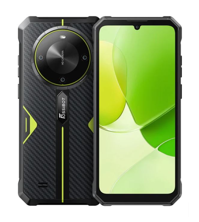 Смартфон Fossibot F105 4/64 ГБ IP69K Black/Green (20784194) - фото 9