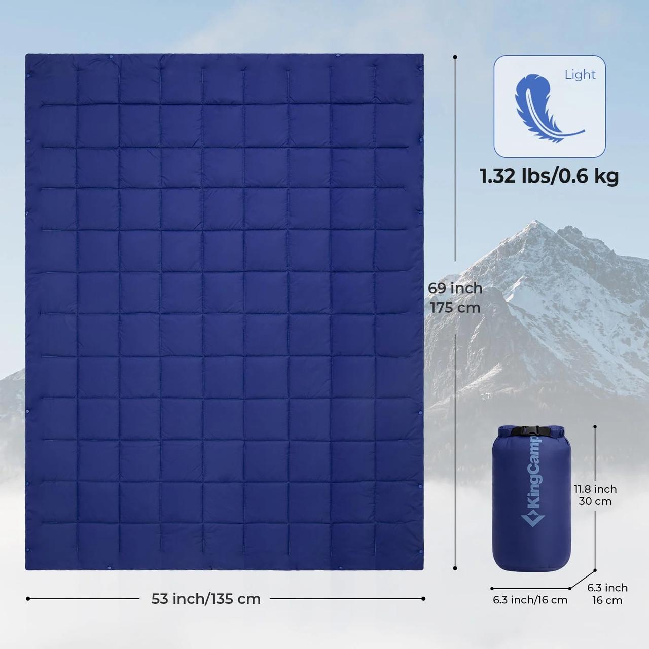 Одеяло туристическое KingCamp Smart 150 KS2432 Navy (KS2432_NAVY) - фото 2 Одеяло туристическое KingCamp Smart 150 KS2432 Navy (KS2432_NAVY) - фото 2