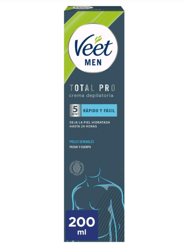 Крем мужской Veet для депиляции волос за 5 мин для чувствительной кожи Men Total Pro Crema Depilatoria 5 min 200 мл (516901504) Крем мужской Veet для депиляции волос за 5 мин для чувствительной кожи Men Total Pro Crema Depilatoria 5 min 200 мл (516901504)