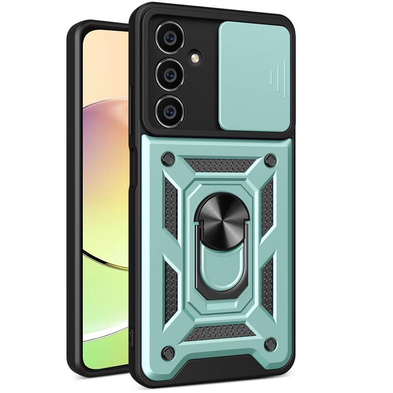 Противоударный ударопрочный чехол Camshield Serge Ring для Samsung Galaxy M34 5G Зеленый
