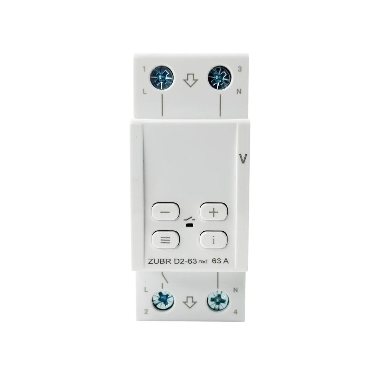 Реле напряжения ZUBR D2-63 Red - фото 5 Реле напряжения ZUBR D2-63 Red - фото 5