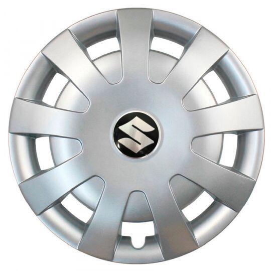 Автомобильные колпаки SKS 405 R16 с логотипом Suzuki 4 шт. Серебристый