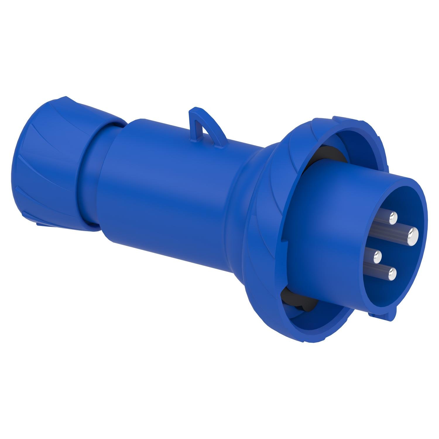 Силовая вилка Schneider Electric PratiKa 3P+E 16А 250 В переносная IP67 Синий (PKX16M724)