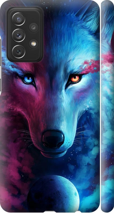 Чехол на Samsung Galaxy A72 A725F Арт-волк (3999m-2247-42517)