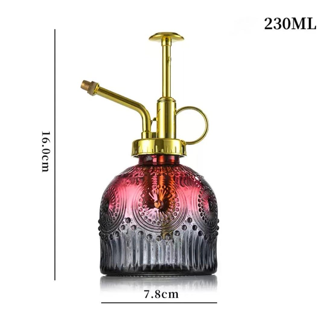 Опрыскиватель для комнатных растений винтажный 230 мл Серо-розовый/Золотой (14756129) - фото 3