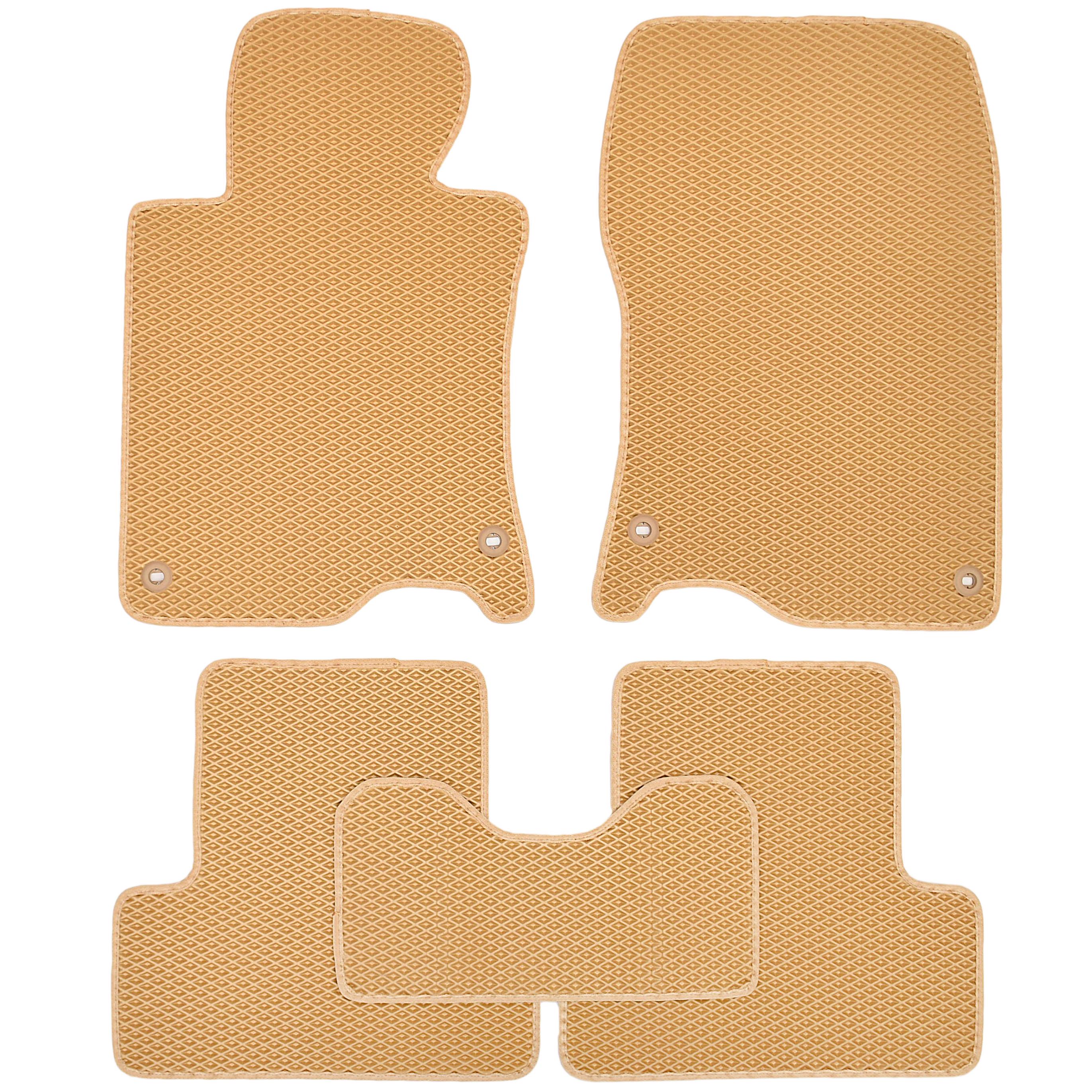 Коврики в салон для Honda Accord 8 '08-13 EUR EVA без лентяйки Бежевый