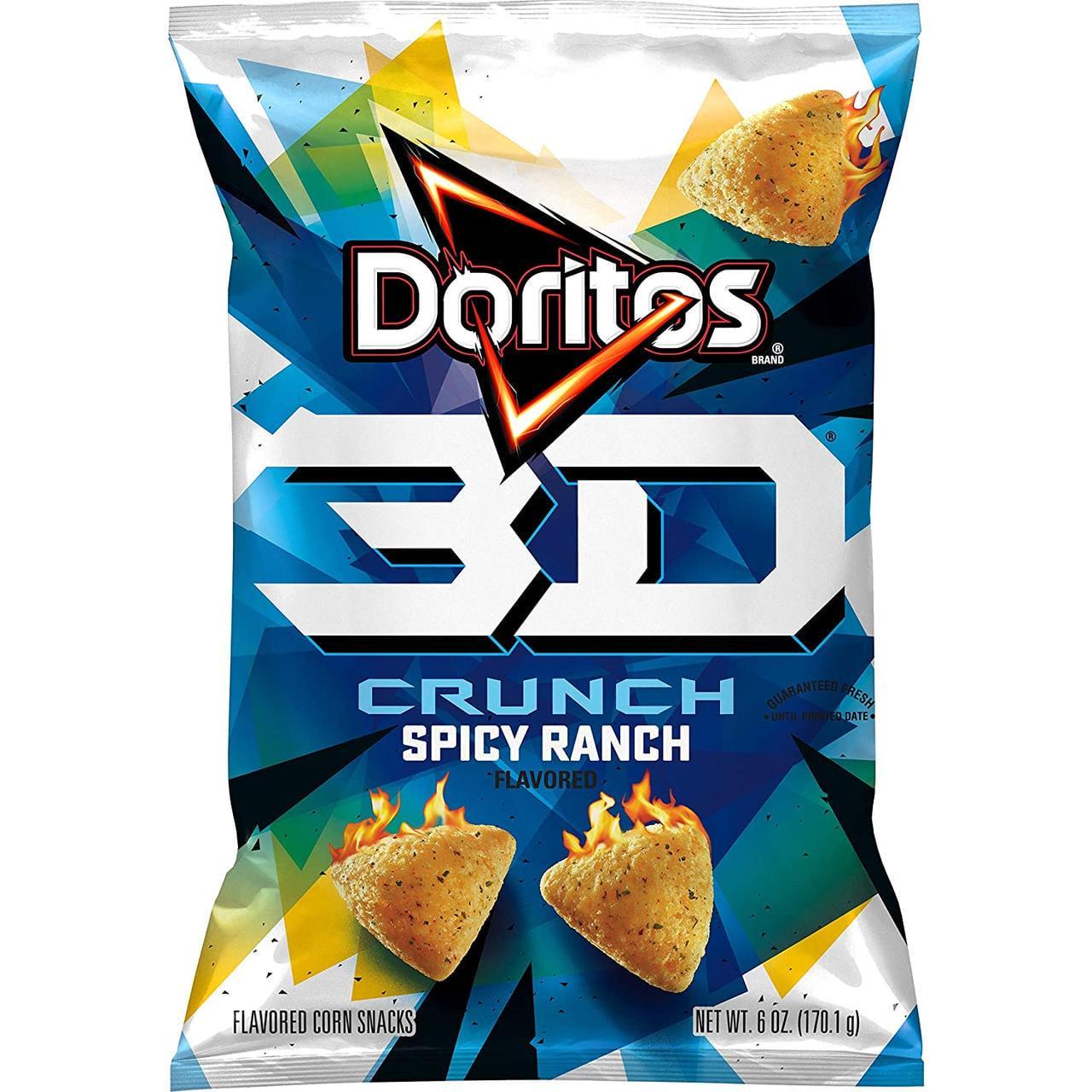 Чипси Doritos 3D Crunch Spicy Ranch 170,1 г (1651144388)