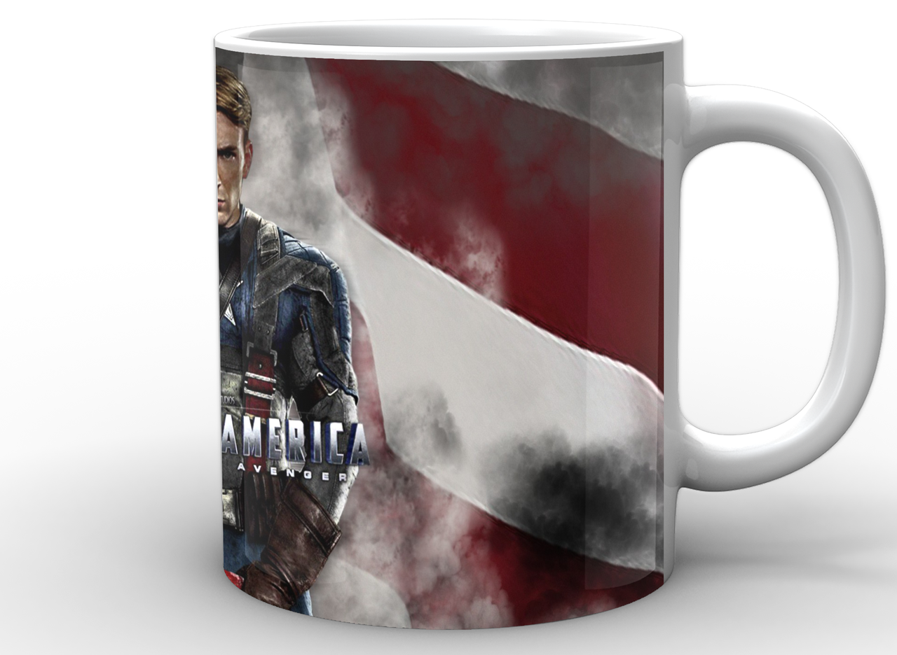 Чашка Gee! Captain America Флаг в дымке CA.02.012