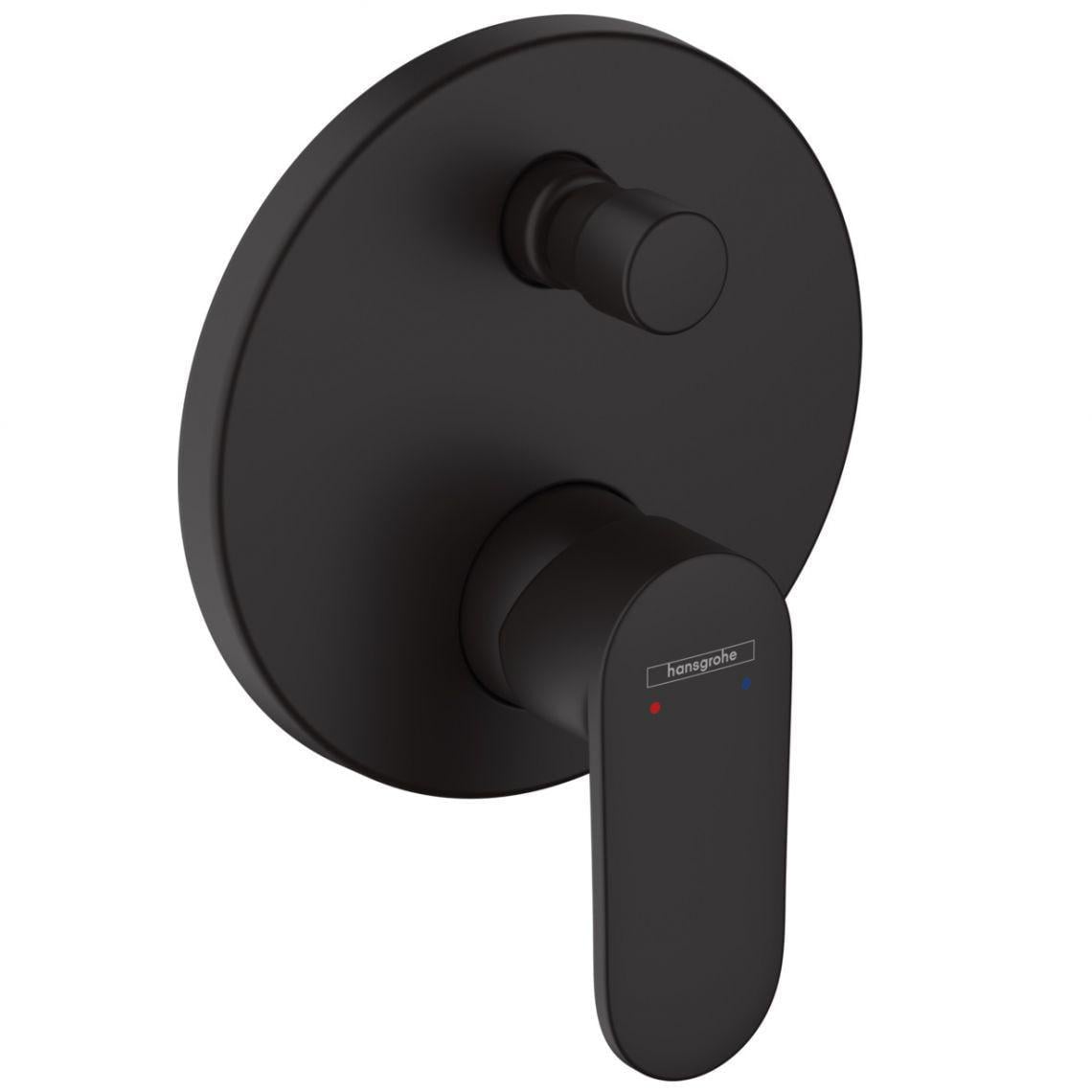 Смеситель для душа Hansgrohe Vernis Blend однорычажный Черный матовый (37461519) Смеситель для душа Hansgrohe Vernis Blend однорычажный Черный матовый (37461519)