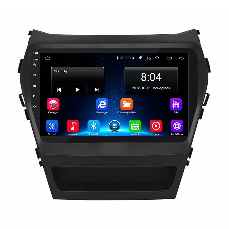 Магнитола штатная Lesko для Hyundai Santa Fe III 2012-2016 г. (9204-32893)