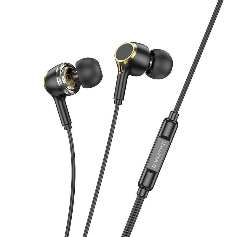 Наушники Borofone BM90 Miller universal 3,5 мм 1,2 м Black (00000069006_2)