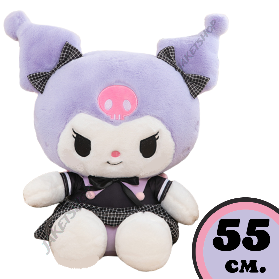 Мягкая игрушка плюшевая Masyasha Kuromi Pullip Melody 55 см Черно-сереневый (14491861) - фото 7