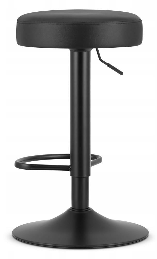 Барний стілець Bonro B-067 із екошкіри з підставкою для ніг Чорний (132-76-47000150) - фото 4 Барний стілець Bonro B-067 із екошкіри з підставкою для ніг Чорний (132-76-47000150) - фото 4
