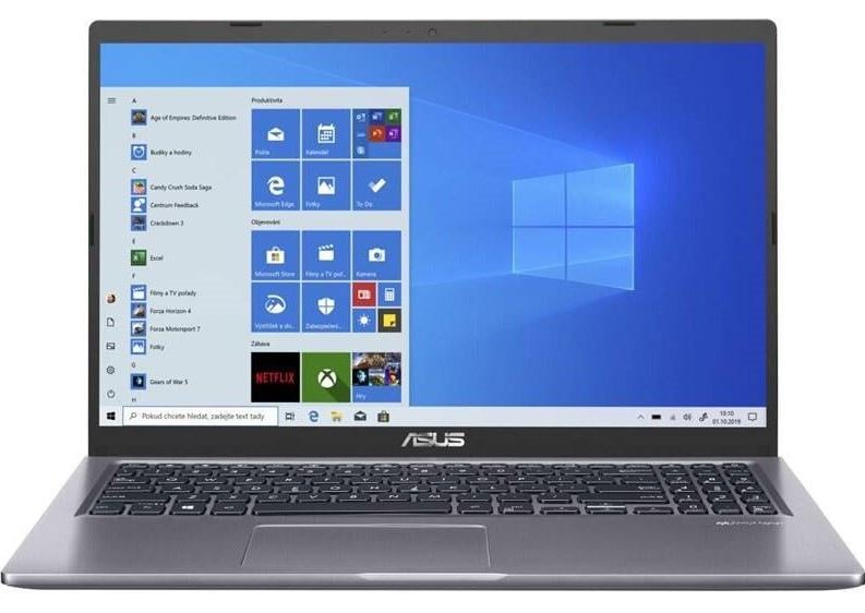 Ноутбук Asus A515FA15,6" 1920x1080 HD Core i3-10110U 4,1 ГГц SSD 128 ГБ DDR4 4 GB Windows 11 Серый