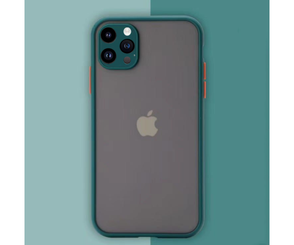 Чохол-накладка TPU Color Matte Case для Apple iPhone 14 Pro Max Темно-зелений