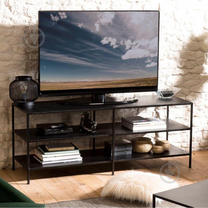 Тумба под телевизор GoodsMetall из металла в стиле Лофт 1400х550х450 Т106 Тумба под телевизор GoodsMetall из металла в стиле Лофт 1400х550х450 Т106