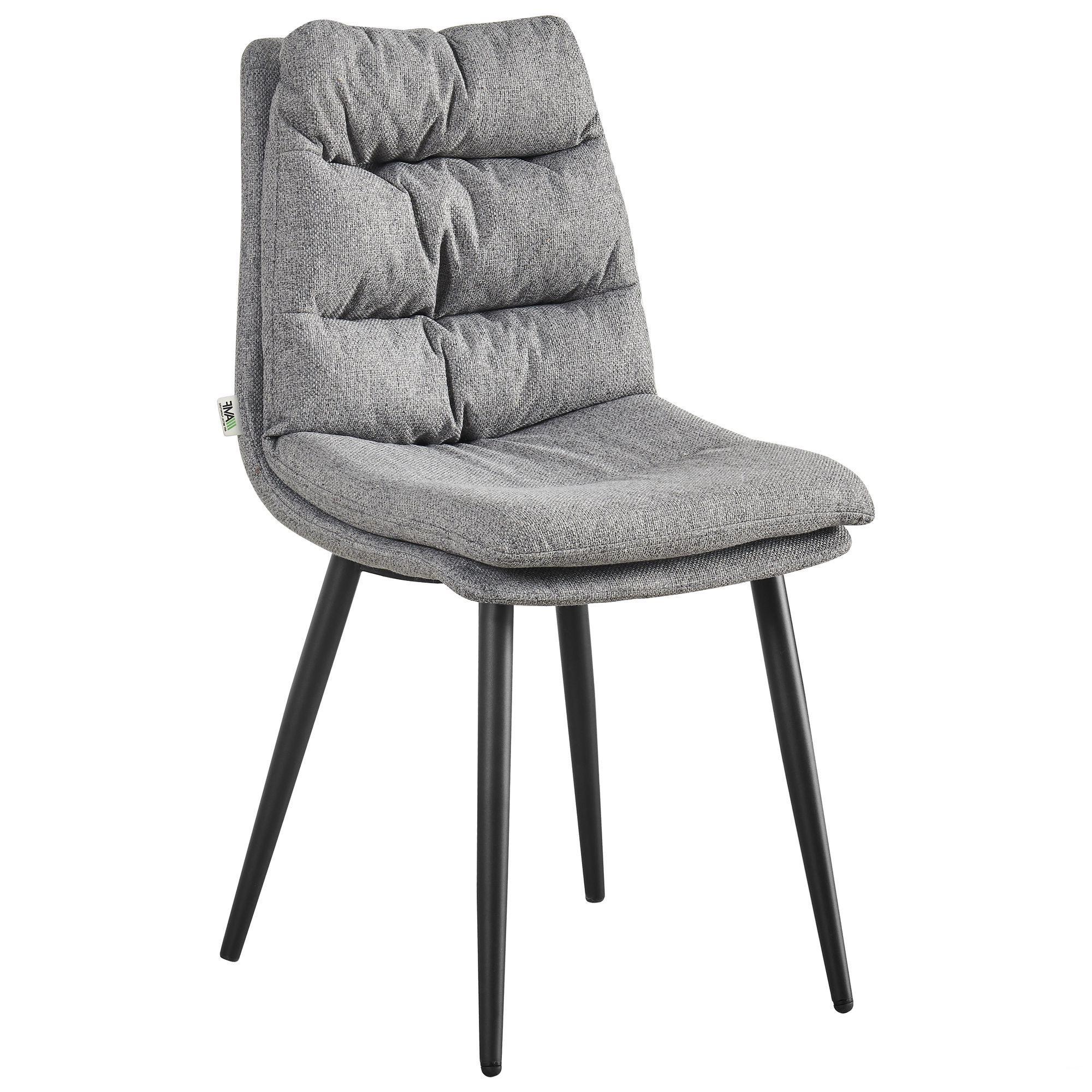 Стілець AMF Barni Чорний/Сірий (555347) - фото 2 Стілець AMF Barni Чорний/Сірий (555347) - фото 2